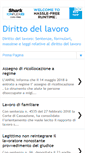 Mobile Screenshot of dirittolavoro.org