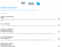 Tablet Screenshot of dirittolavoro.org